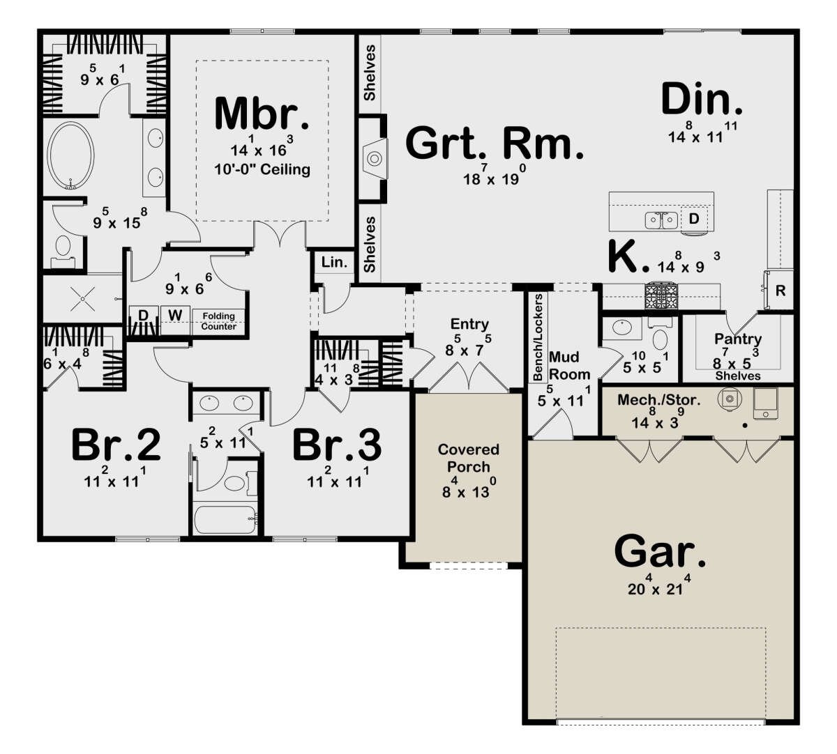 Client reference residential floor plan