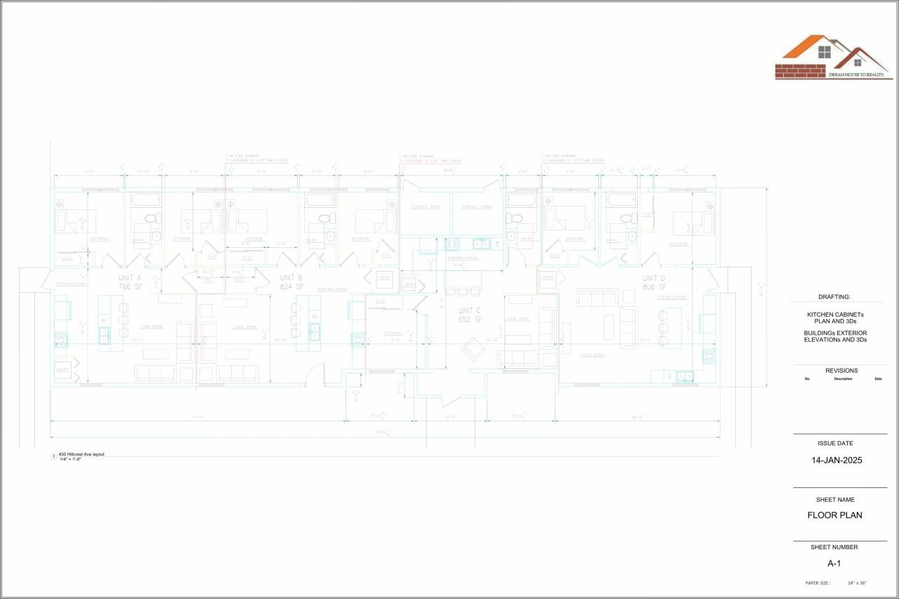Multi-unit floor plan